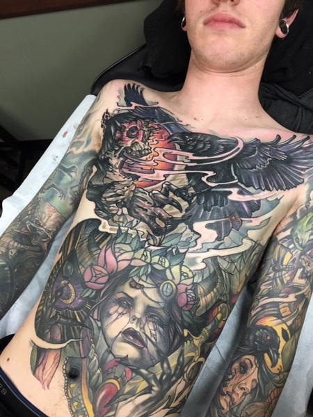 Al Perez - Chest Tattoo