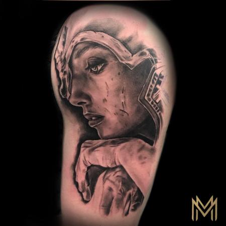 Matt Morrison - Female Warrior Tattoo