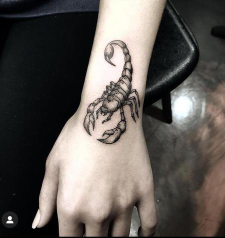 Hadley Clark - Scorpion Tattoo by Hadley Clark