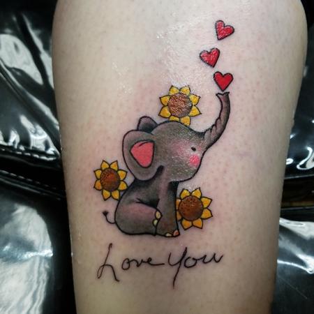 Tattoos - Sunflower sweetie - 140321