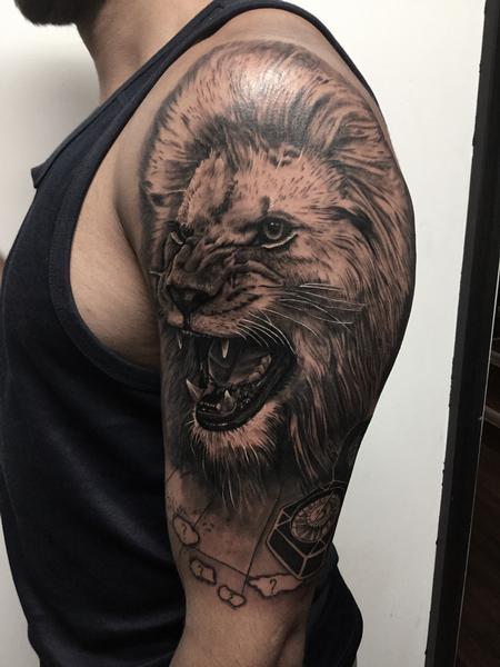 Tattoos - Lion - 129839