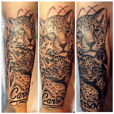Tattoos - Leopard and Cub - 126275