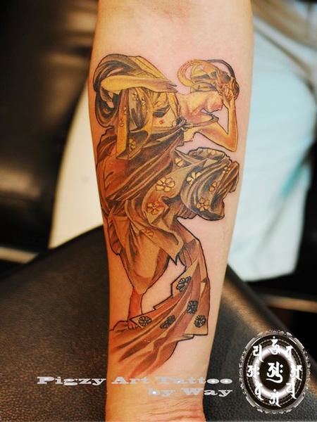 Tattoos - Custom Girl Tattoo - 60506