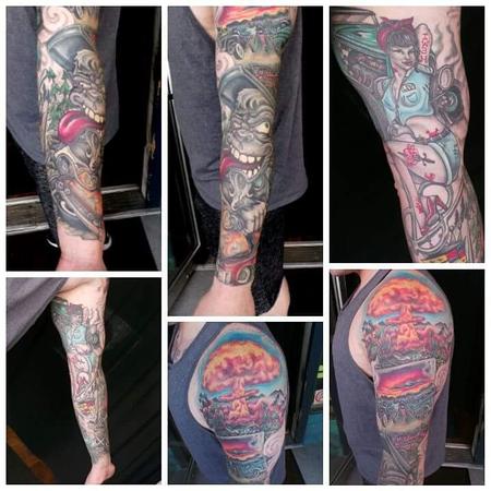 Tattoos - Crazy monkey junkyard - 125027