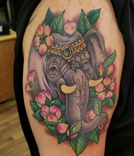 Tattoos - Royal elephant  - 125032