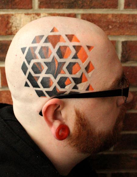 Tattoos - 3D head - 94267