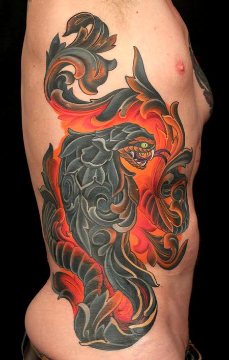 Tattoos - Cobra on Ribs - 125440