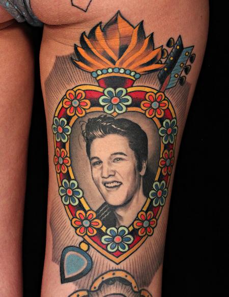 Tattoos - Elvis Heart - 109116