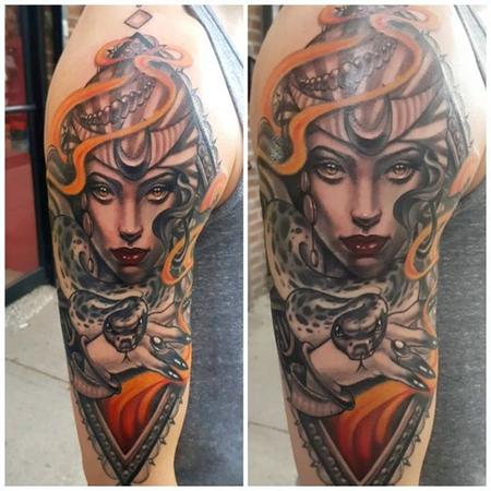 Tattoos - Neo Traditional Medusa - 132028