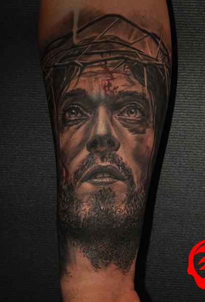 Tattoos - passion of the Christ by Roly Viruez - 126063