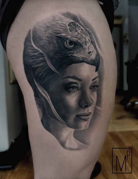 Tattoos - head dress portrait - 133207