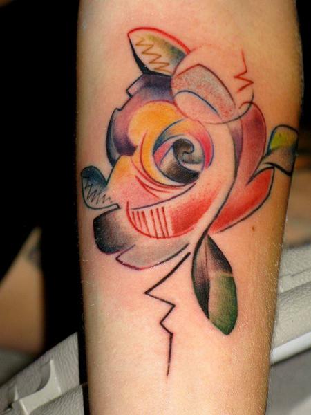 Tattoos - Abstract Rose - 108923