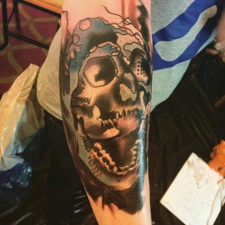 Tattoos - Original Abstract Skull - 108931