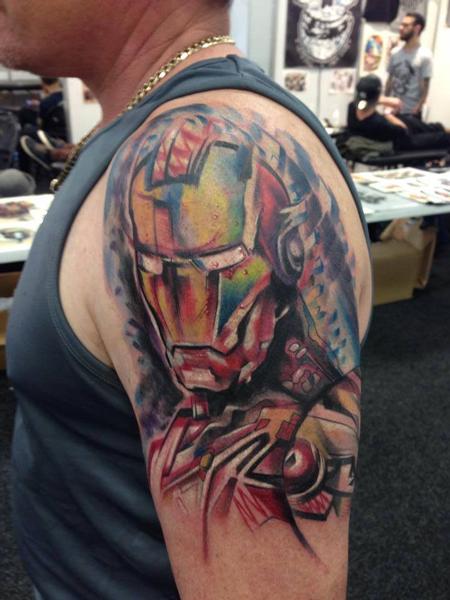 Tattoos - Abstract Iron Man - 108934