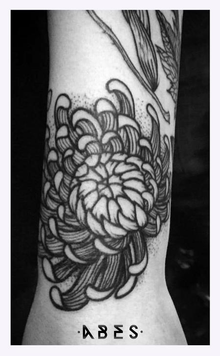 Tattoos - chrysanthemum - 114936