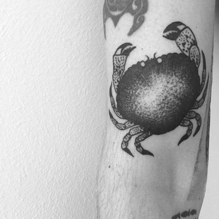 Tattoos - black crabby - 129244