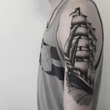 Tattoos - ship - 128035