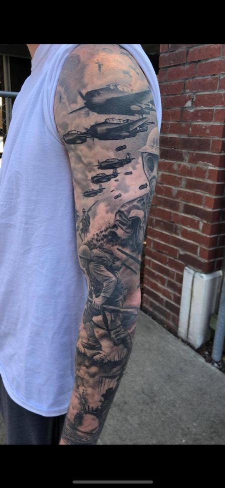 Tattoos - World War 2 Sleeve - 141427