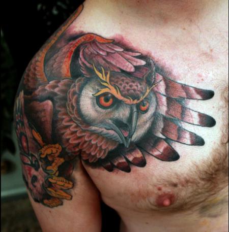 Tattoos - owl - 68668