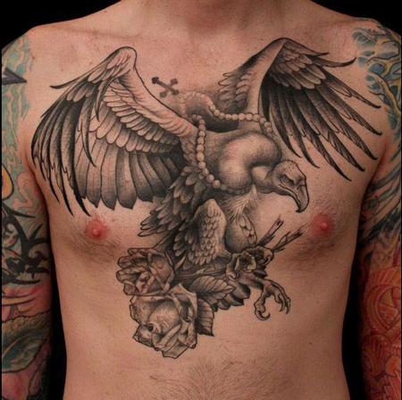 Tattoos - Vulture Tattoo - 77207