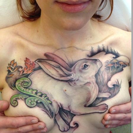 Tattoos - Bunny Chest Piece - 109278