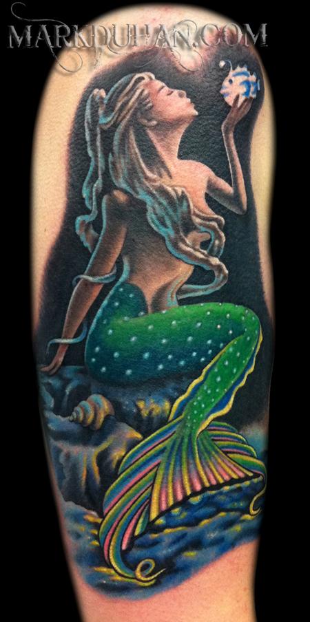 Tattoos - GLOWY MERMAID - 62726