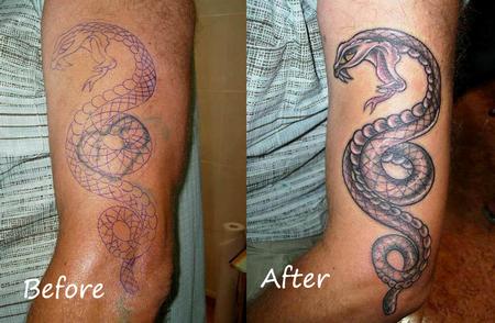 Tattoos - Serpent Tattoo - 62848