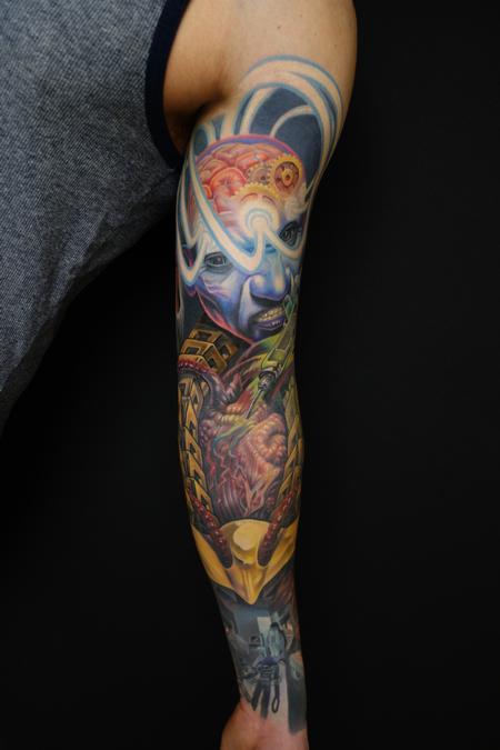 Tattoos - custommade sleeve - lifestory  - 85794