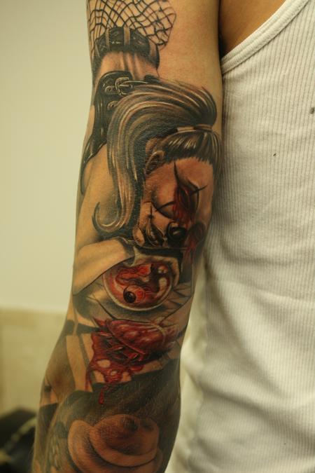 Tattoos - Horror chicks/sleeve - 64229