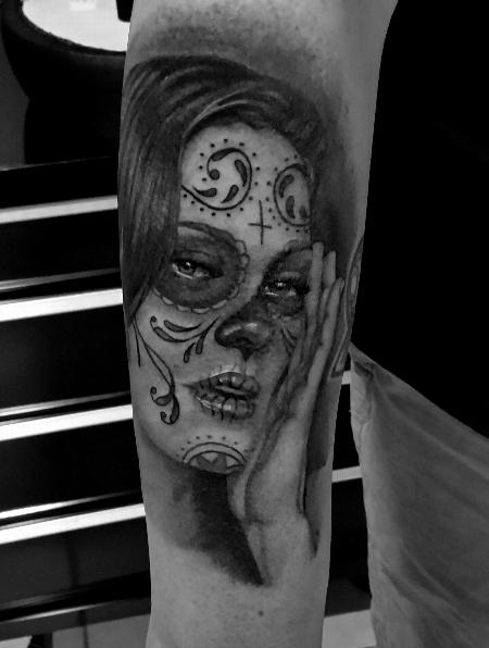 Tattoos - Day of the dead portrait - 131550