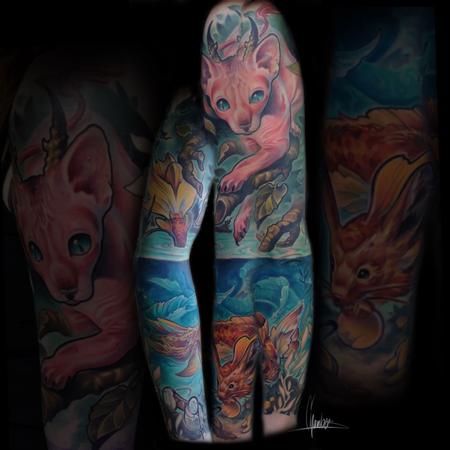 Tattoos - Color Sleeve Tattoo - 139545