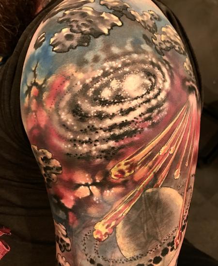 Tattoos - Damon Conklin Astroid Galaxy - 131203