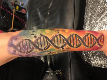 Tattoos - Damon Conklin Rainbow Music DNA - 131234