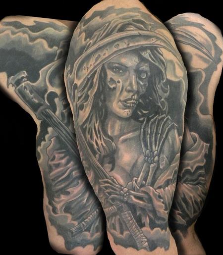 Tattoos - female reaper - 64530