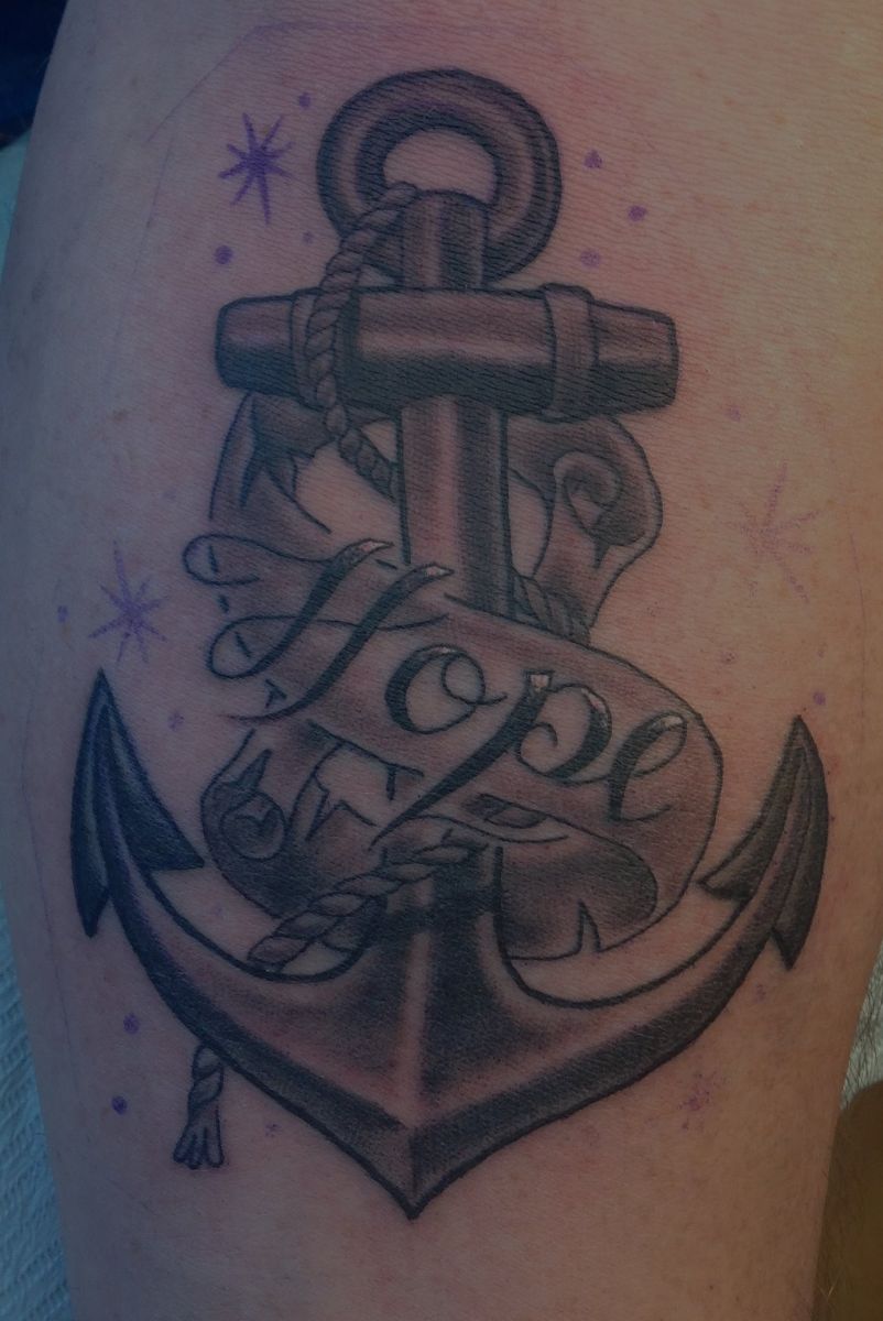 Hope is an Anchor by Larry Brogan : Tattoos