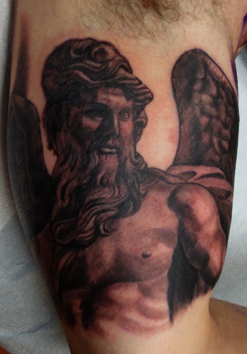 Manly Angel by Larry Brogan : Tattoos