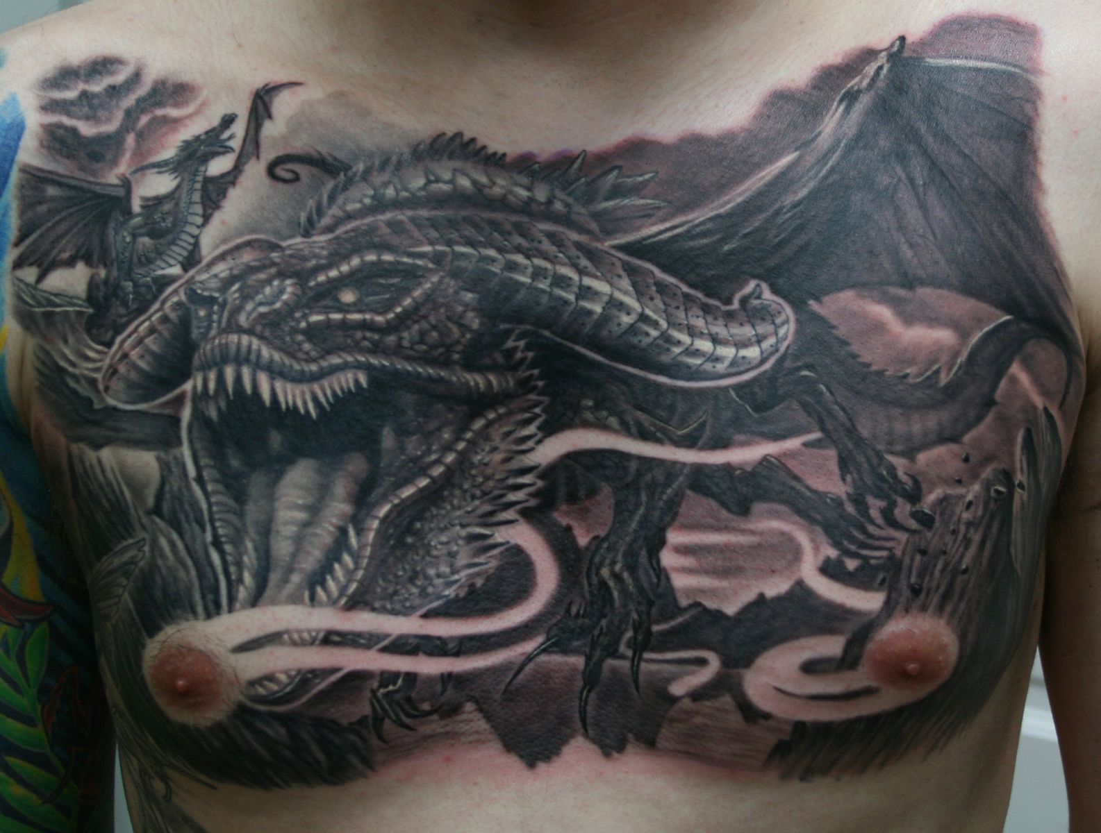 Dragon Tattoo By Larry Brogan