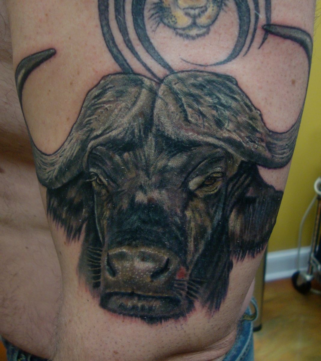 Buffalo Tattoo Stock Illustrations, Cliparts and Royalty Free Buffalo Tattoo  Vectors
