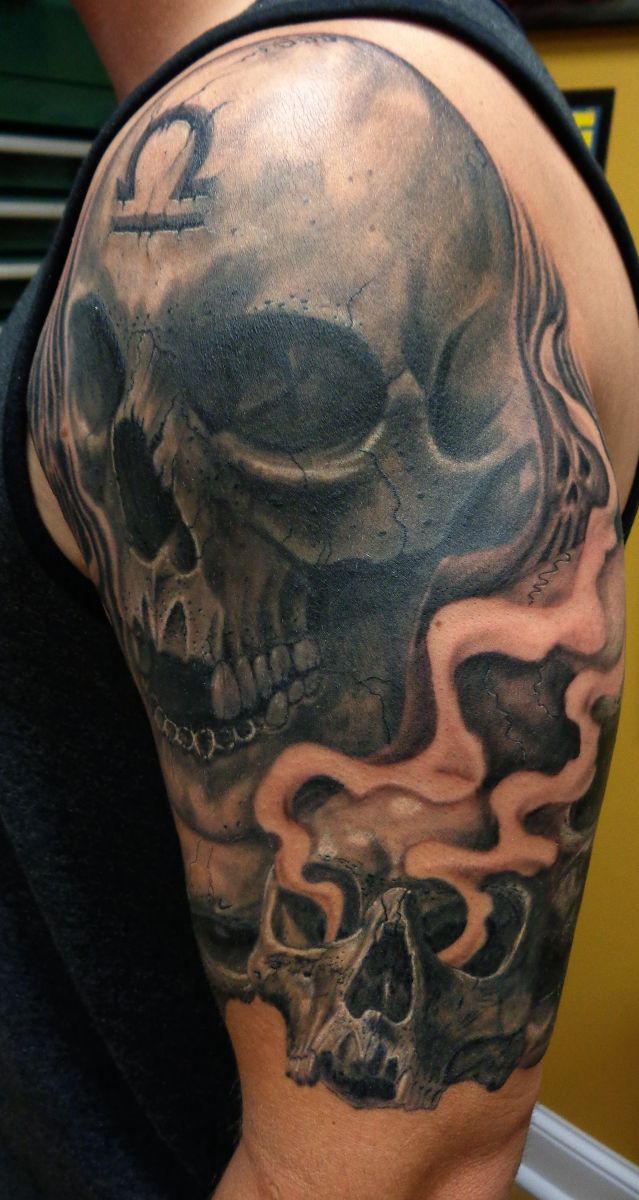 100 Awesome Skull Tattoo Designs  Art and Design