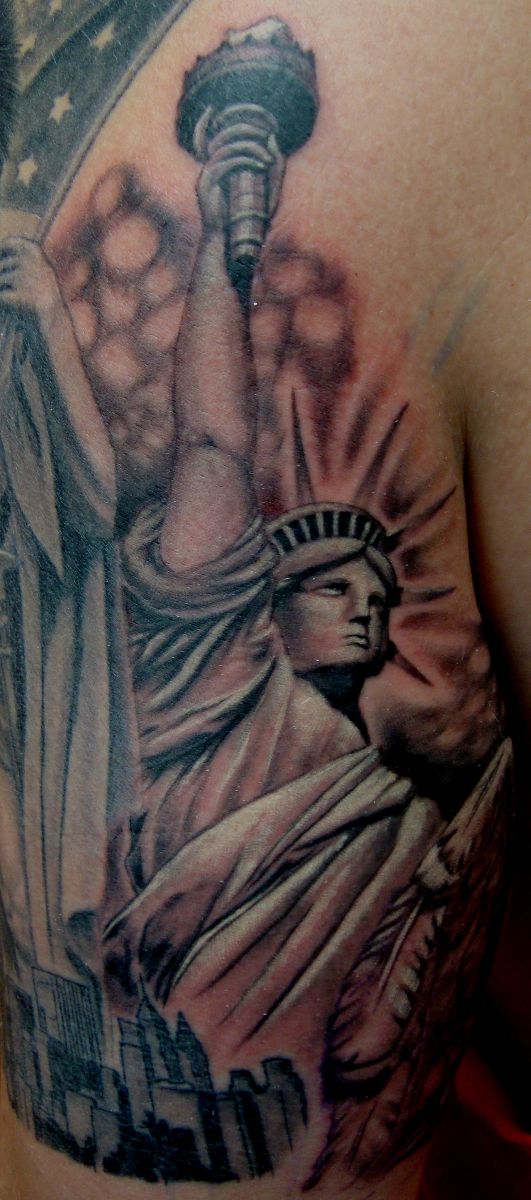 Raise a Glass to the Statue of Liberty  Tattoodo