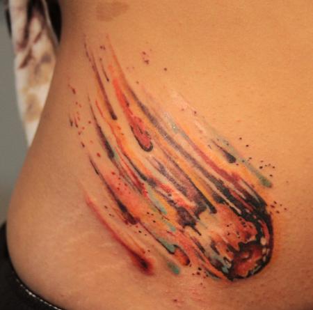 Tattoos - Abstract Meteor Tattoo - 62532