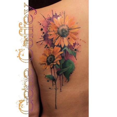 Tattoos - Sunflowers - 95249