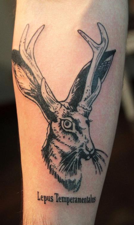 Tattoos - jackalope Tattoo - 63720