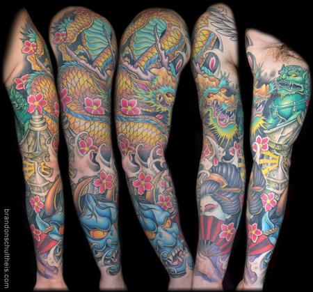 Tattoos - Japanese Sleeve - 64088