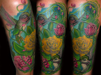 Tattoos - hummingbirds  - 27768