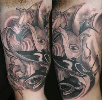 Tattoos - Manta rays - 30779