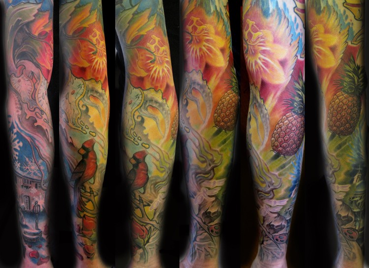 Tattoos - Mike C sleeve - 50738