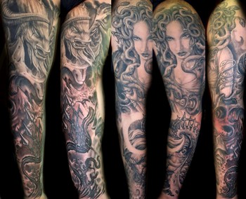 Tattoos - Mithology sleeve - 36352