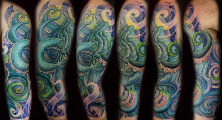 Tattoos - Octopus sleeve - 56392