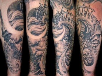 Tattoos - Poseidon - 36351